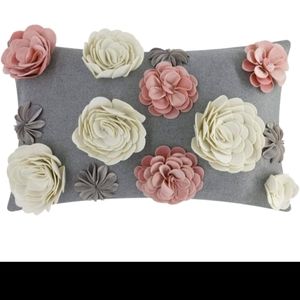 Shabby chic pillow & pillow cover
